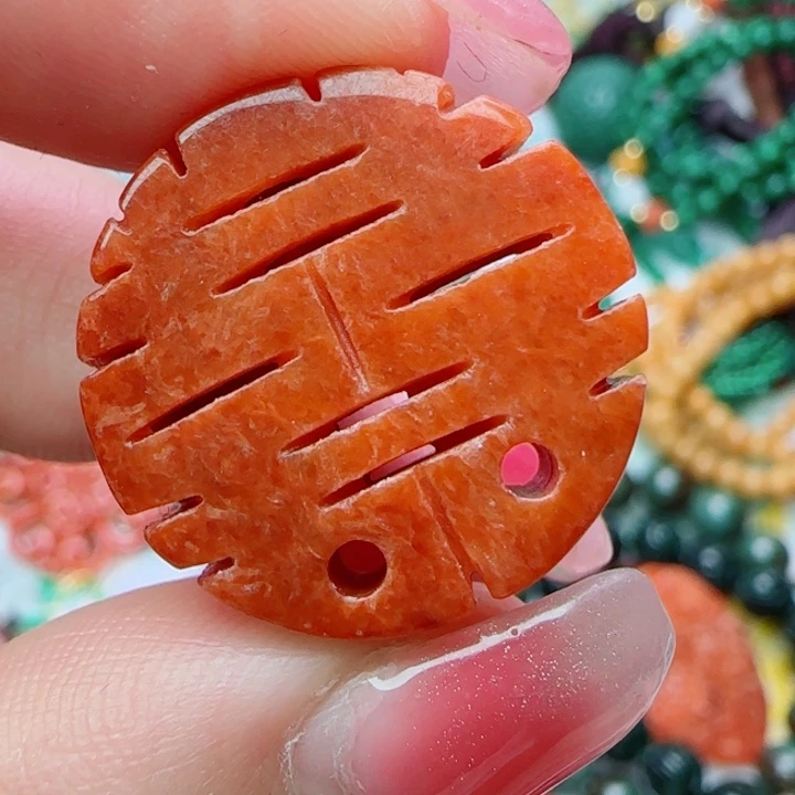 翡翠未镶嵌颈饰天然A货56