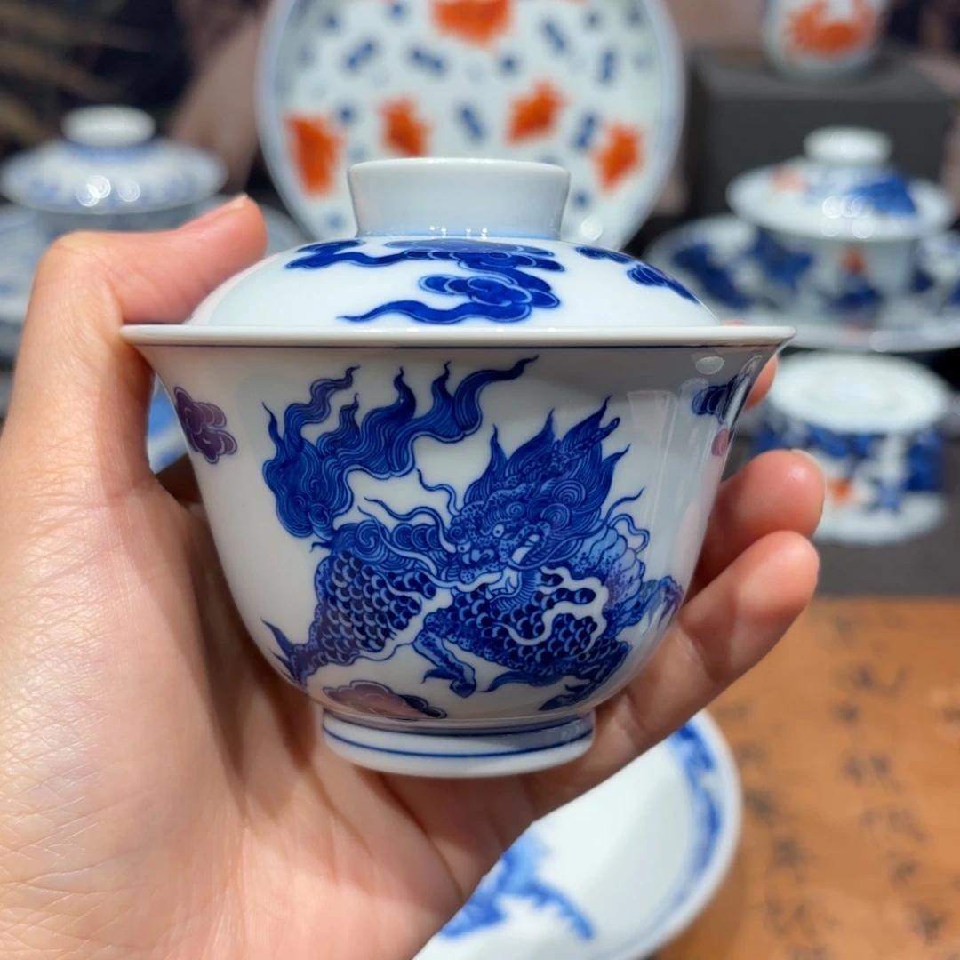 手工手绘陶瓷茶具