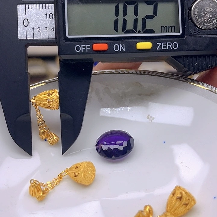 银S925镶嵌颈饰紫晶紫晶925镶嵌34