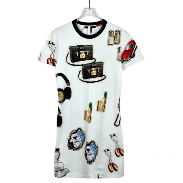 妃鱼/路易威登/棉/连衣裙/95新/凡0604