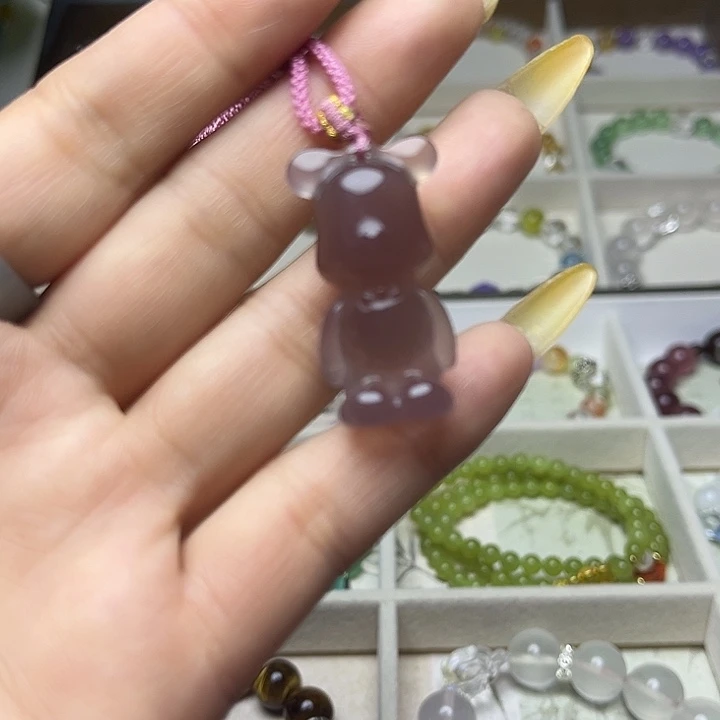 玛瑙/玉髓未镶嵌吊坠(不含链)