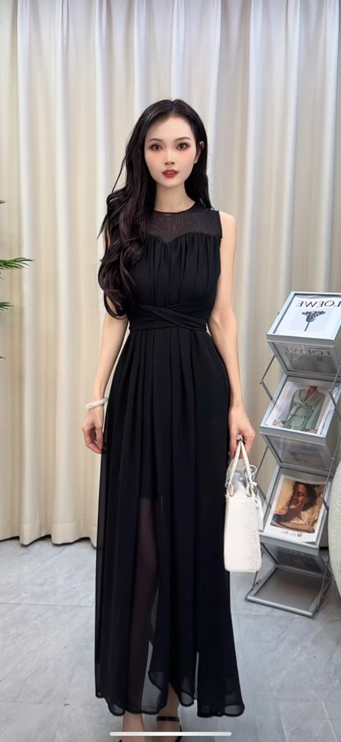 法式高级感宴会连衣裙女2025初夏穿搭新款长裙今年流行的爆款裙子