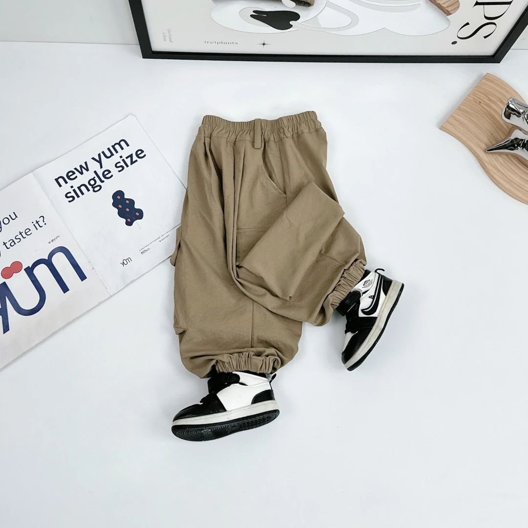 男童裤子春夏款儿童休闲裤2025新款春装潮 HZ25324 悠悠童话童装