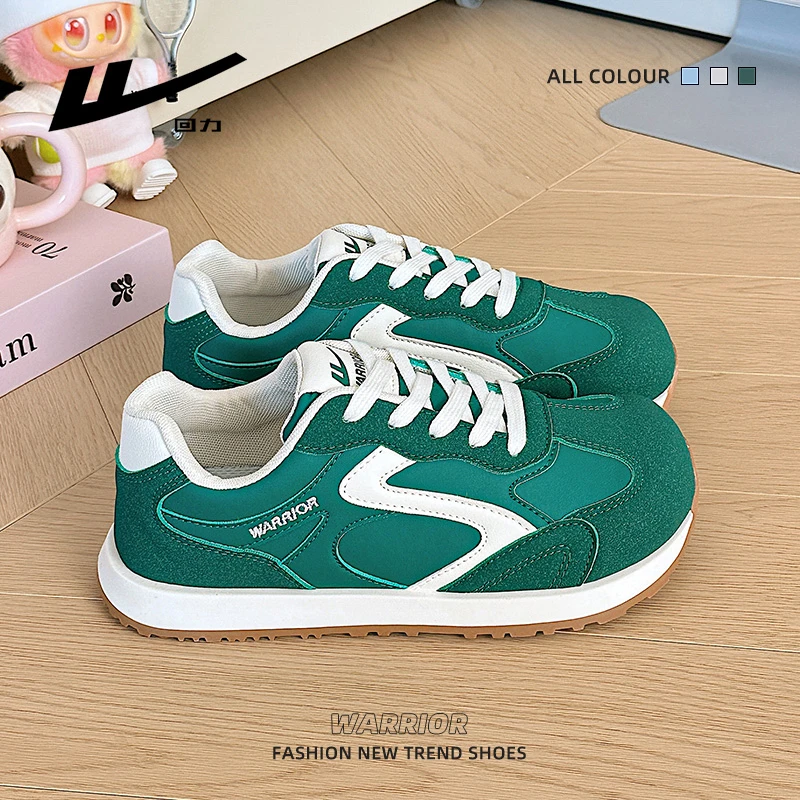 回力网红德训鞋女2025秋季新款女鞋大头阿甘鞋爆款学生软底休闲鞋