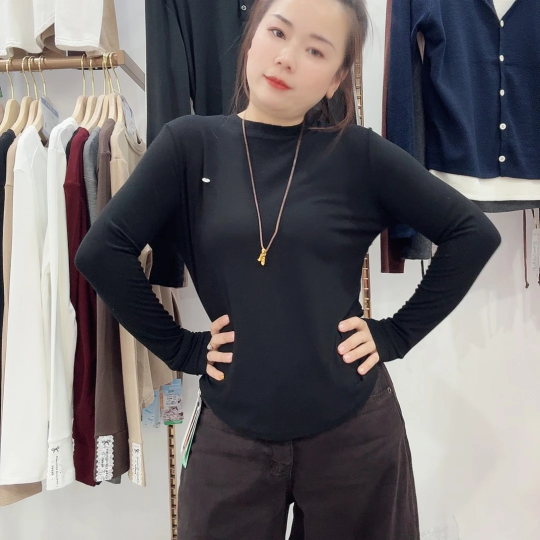棉2613黑色打底衣
