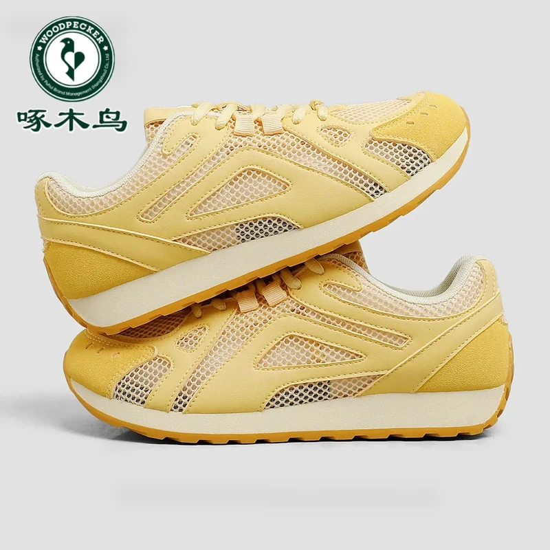 啄木鸟夏季鞋子女款健步鞋单网面跑步缓震户外气质透气舒适女鞋