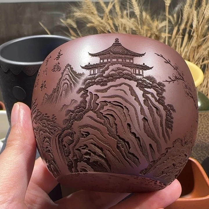 茶杯紫砂全手工紫砂