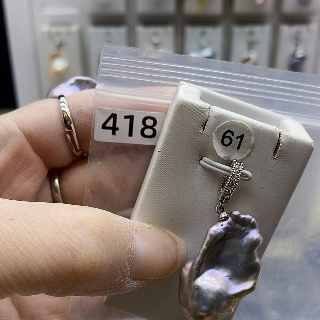 颈饰合金淡水珍珠