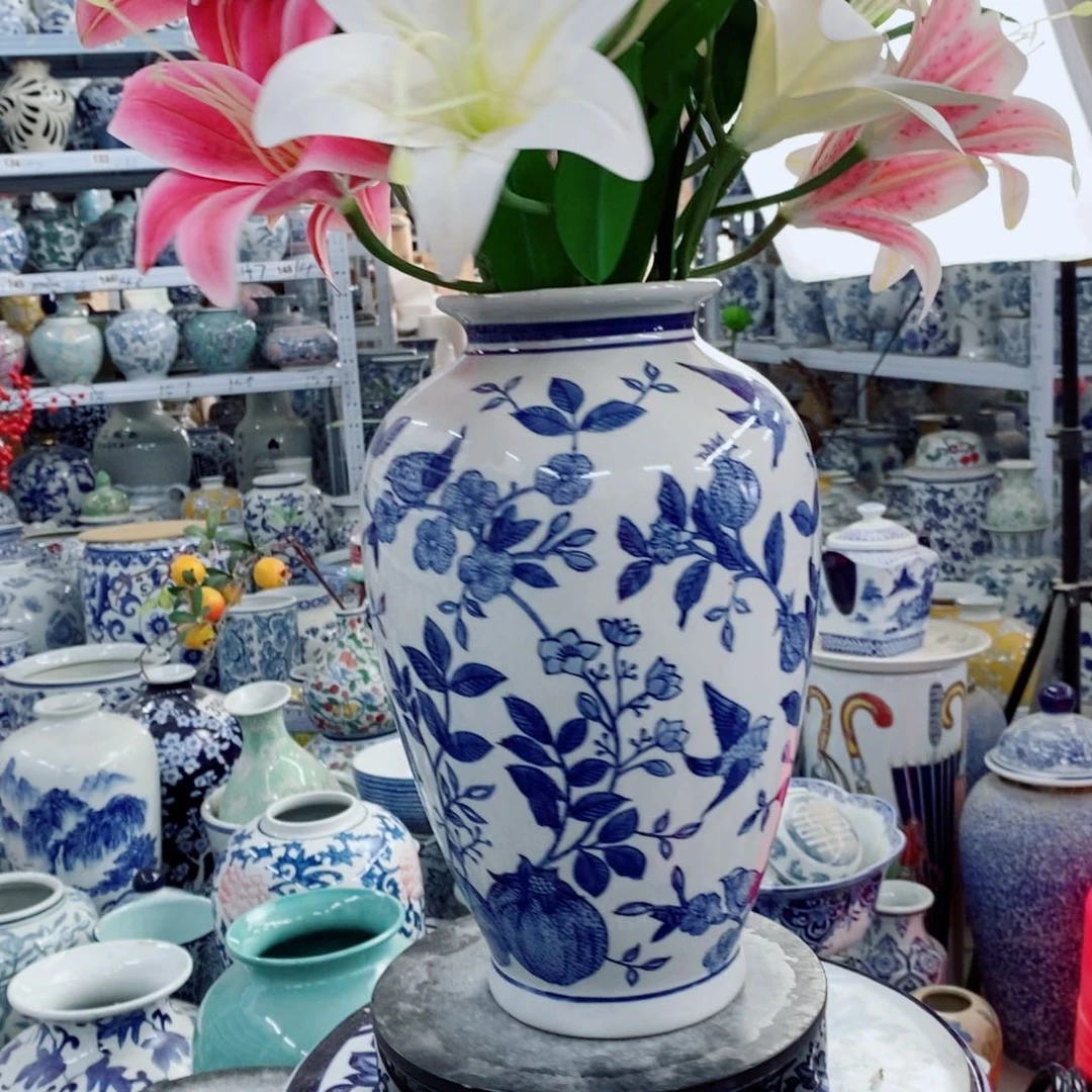 碧***珠花瓶摆件摆件摆件中号