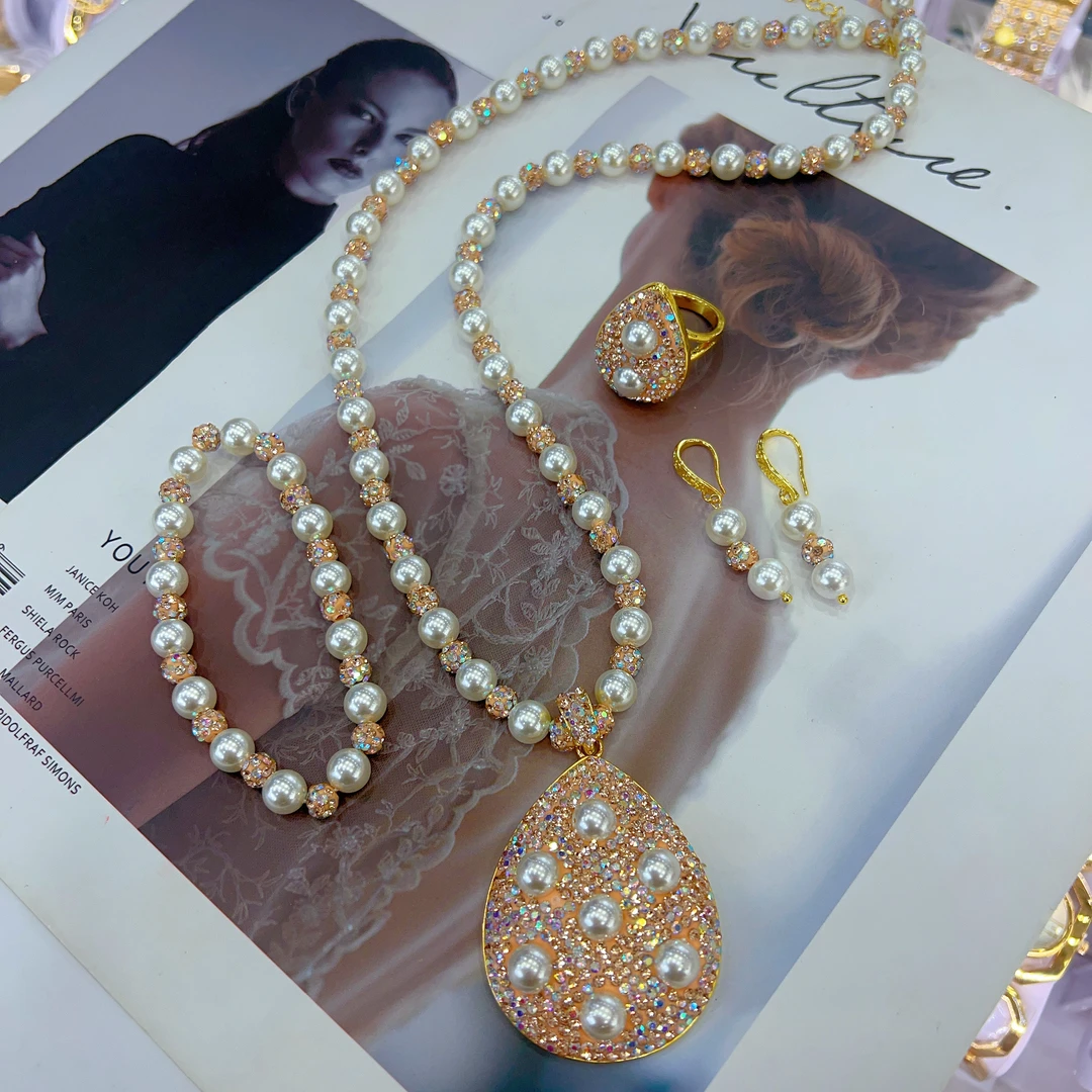 钛钢项链 伊帕尔阿依新款时尚四件套سەدەپ يۈرۈشلىكى 手工气质...