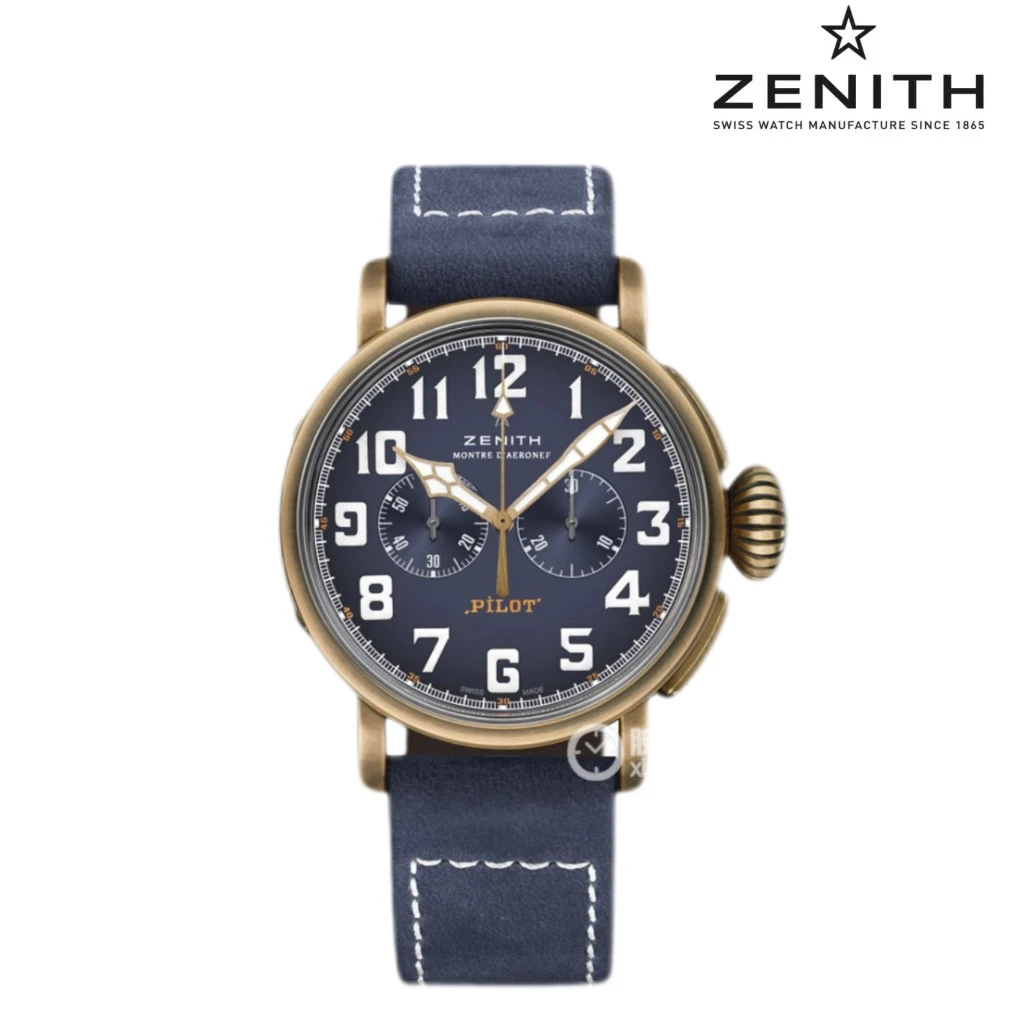 99新 Zenith/真力时 亚虎/青铜大飞系列/公价59000元/45mm/全套