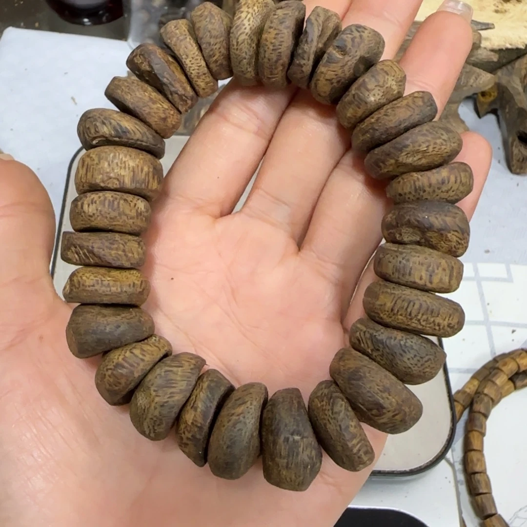 还***好沉香手串奇楠沉香乌身树丁手串36