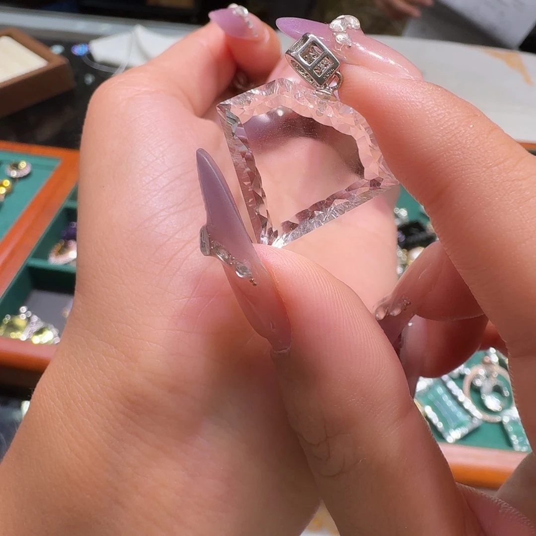 元***元未镶嵌手链水晶白水钻石吊坠