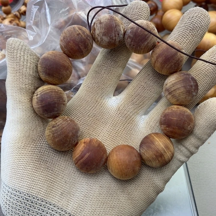 柏木（崖柏）手串/手链2.0红骨满油玉华无磨