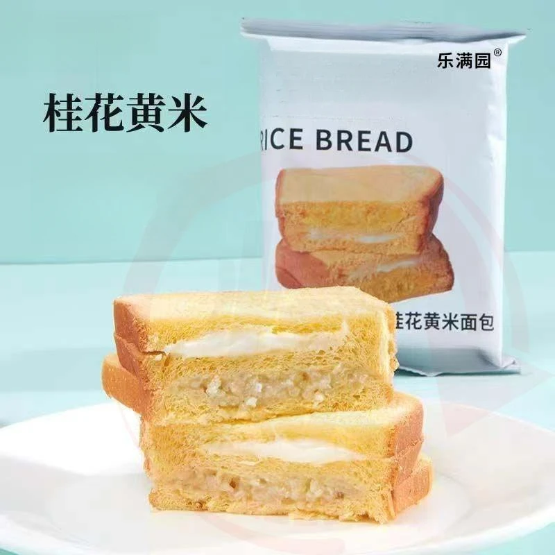 【到手5包】110g沙拉酱桂花黄米夹心吐司桂花黄米面包早餐代餐零食