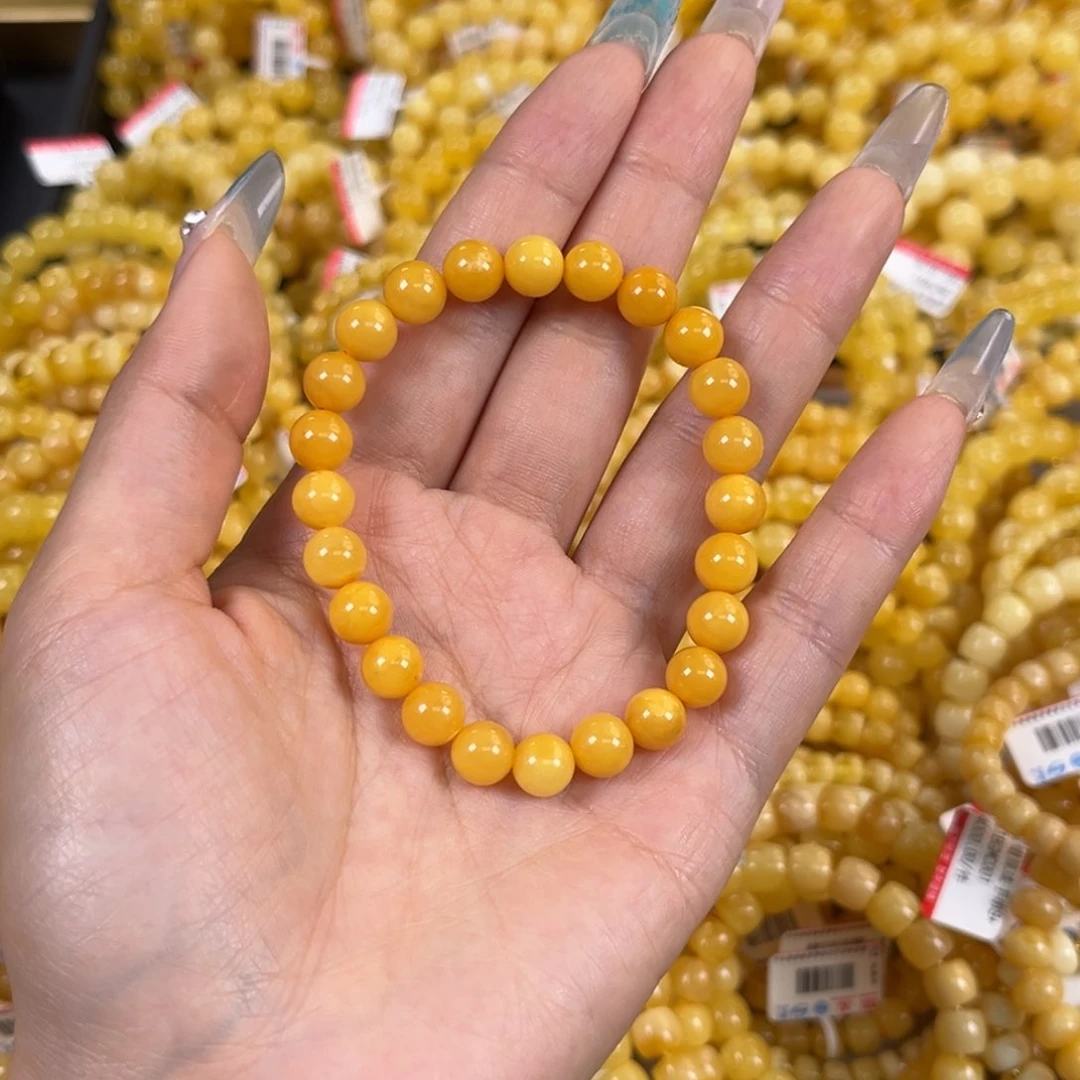 裸石琥珀未镶嵌糖*鸡油黄