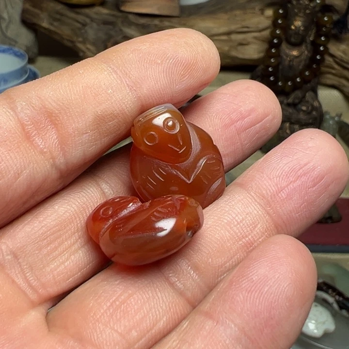 和田玉（糖玉）挂件未镶嵌麦*