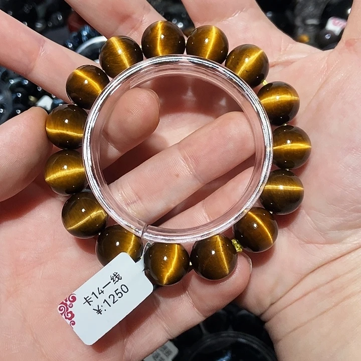 逆***.木变石（虎睛石）未镶嵌手串