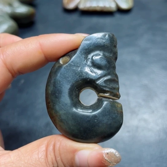 吊坠白玉菩提把件