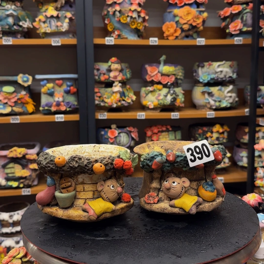 【闪购商品】粗陶手捏