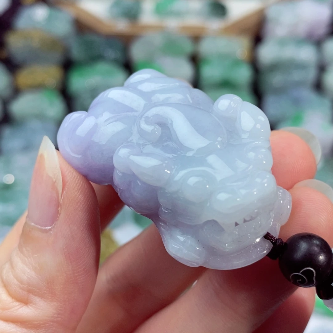 翡翠未镶嵌颈饰天然