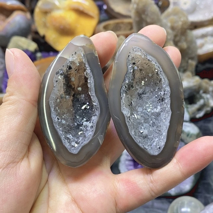 未镶嵌珠宝半成品紫晶戏*