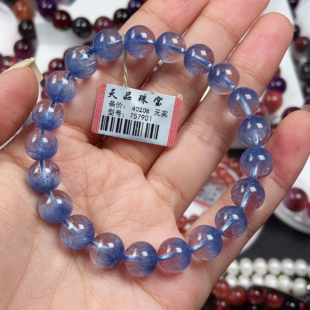 未镶嵌水晶手链蓝线石757901