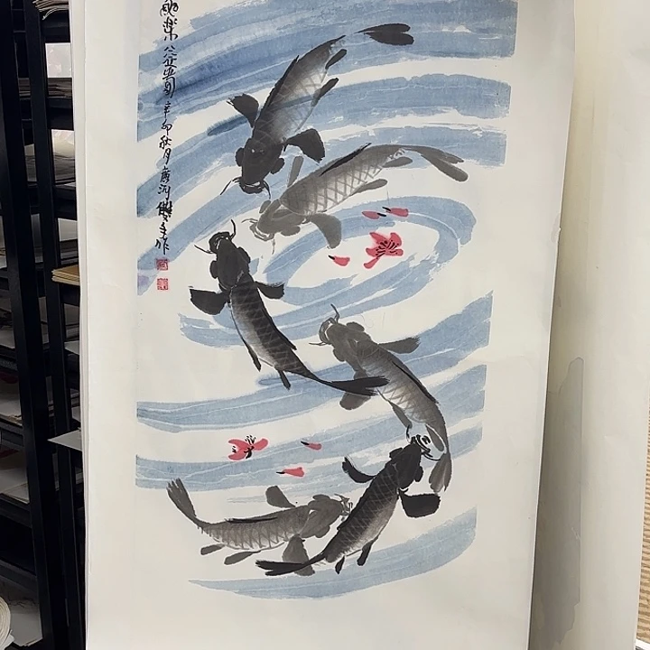 国画花鸟等多种鸟类和
