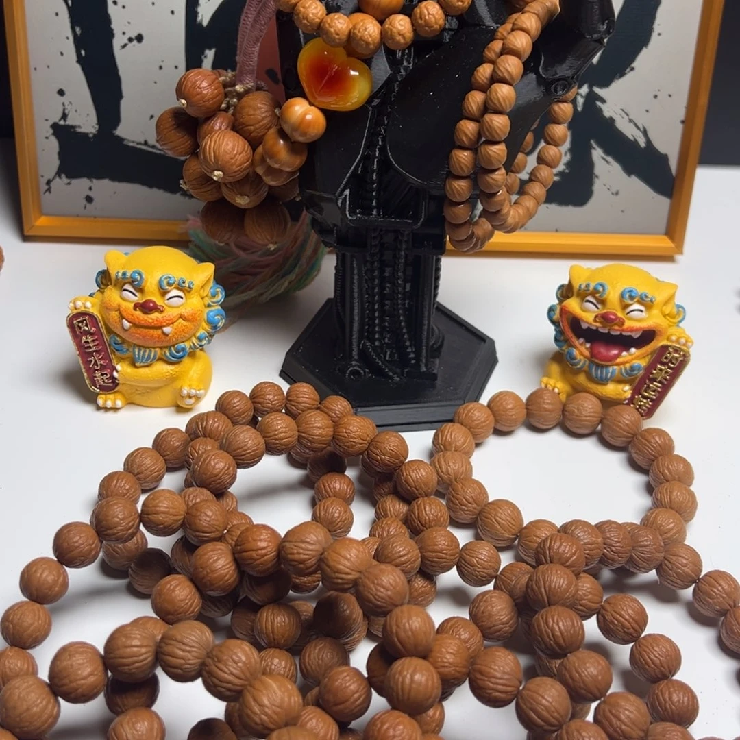 手串猴头核桃全品凤羽精打底尺寸1415+