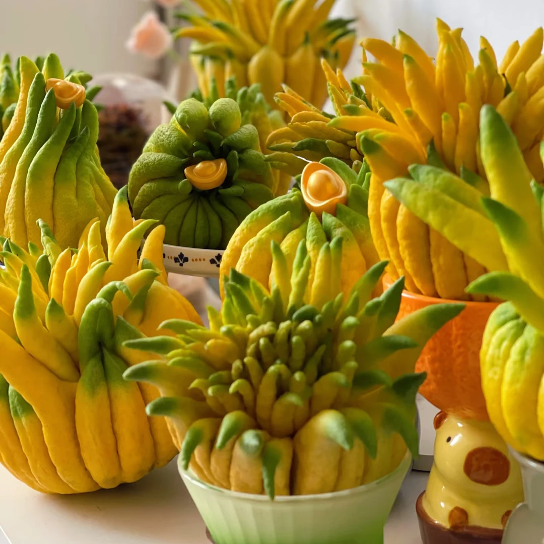 云南佛手花【瑕疵食用果】可闻香削皮食用泡水！包开箱！