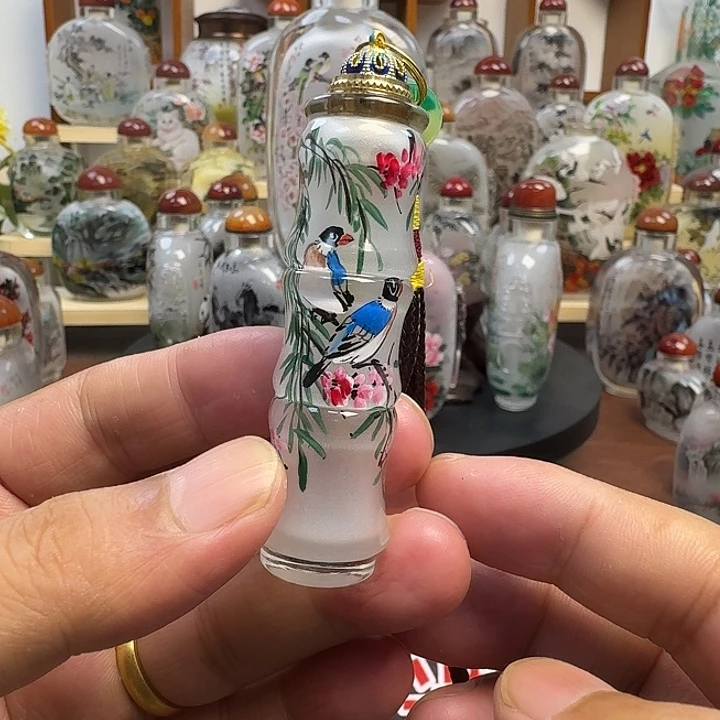 鼻烟壶内画手工绘制