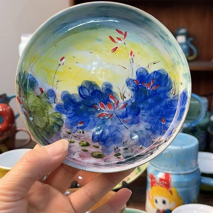 陶景德镇釉下手绘陶瓷