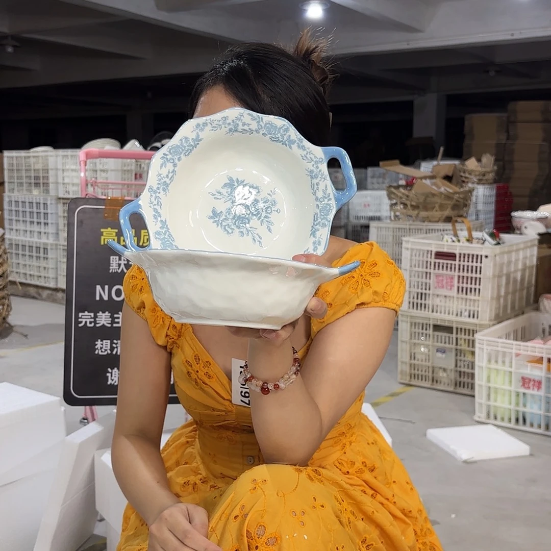 瓷微瑕陶瓷餐具釉下彩
