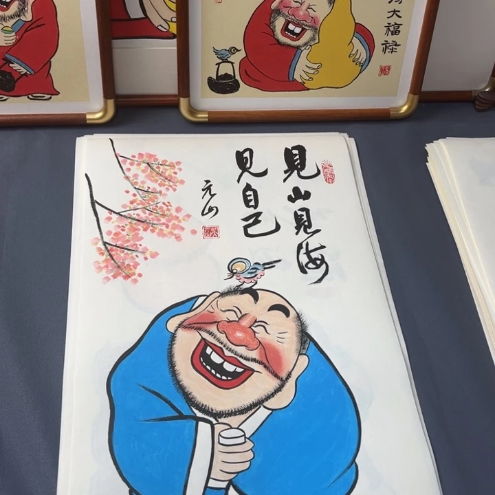 国画禅意纯手绘作品