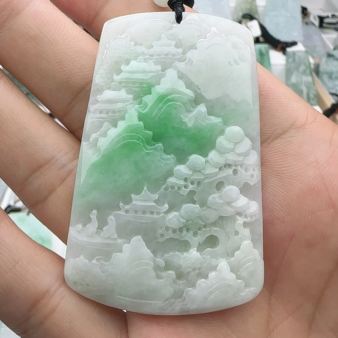 翡翠未镶嵌颈饰翡翠