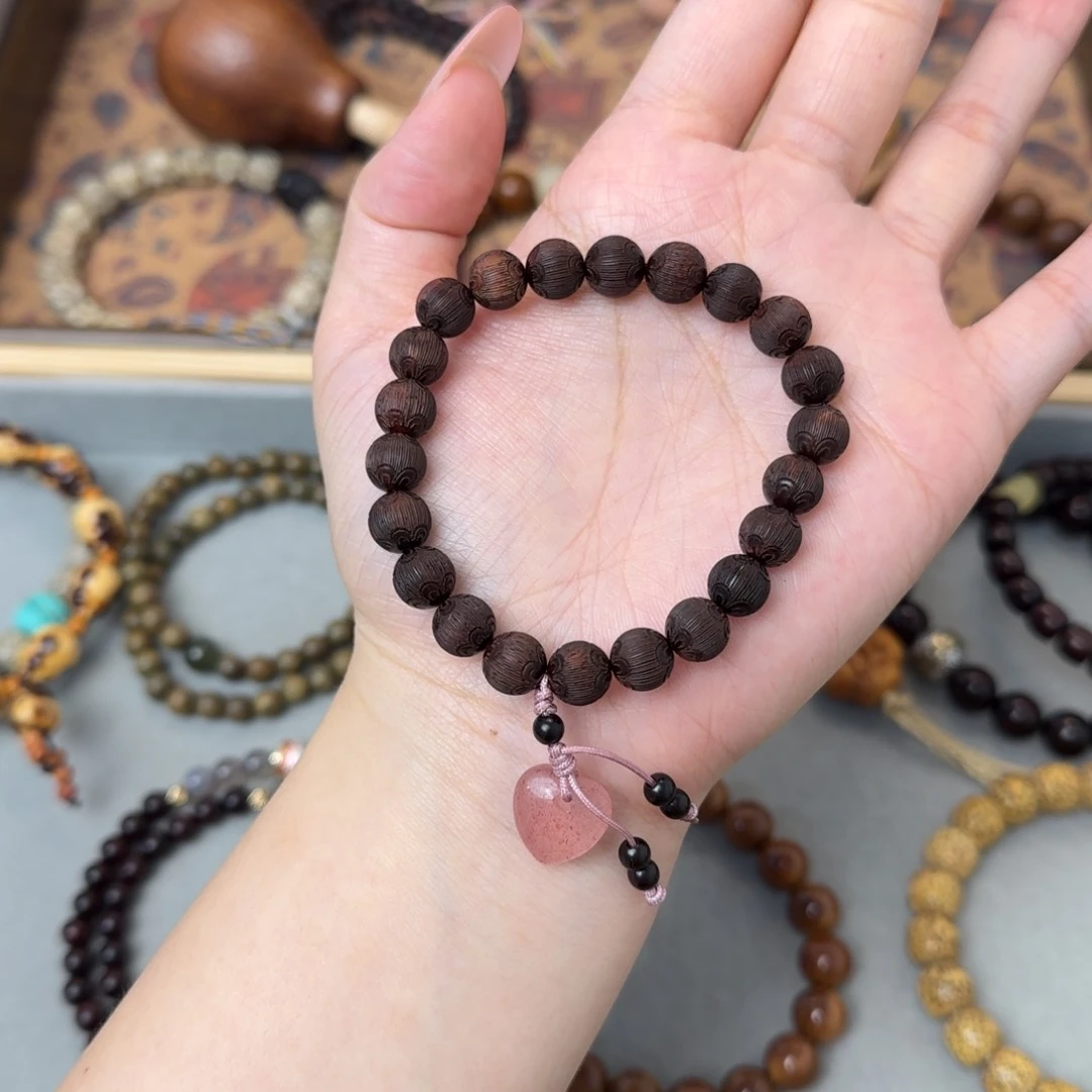 菩提手串/手链爱心小叶紫檀