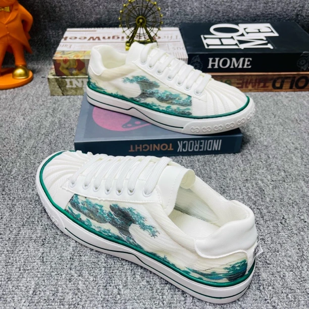 春季透气圆头春秋民族风休闲板鞋夏季运动欧若假日风