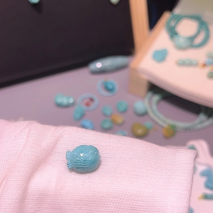 绿松石未镶嵌珠宝半成品