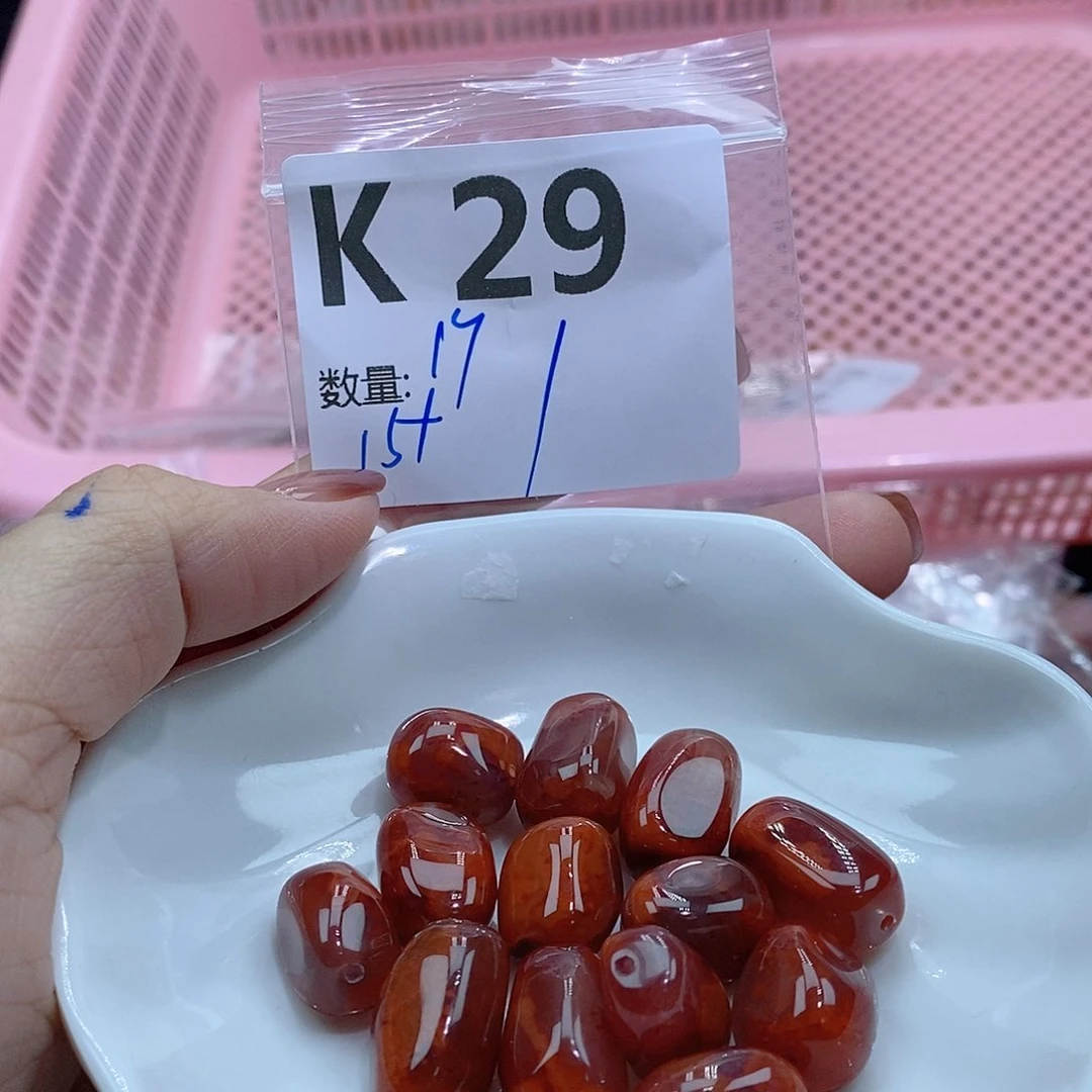 南红玛瑙珠宝半成品未镶嵌K29