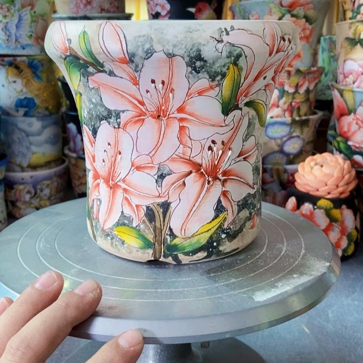 景德镇艺术手绘作品