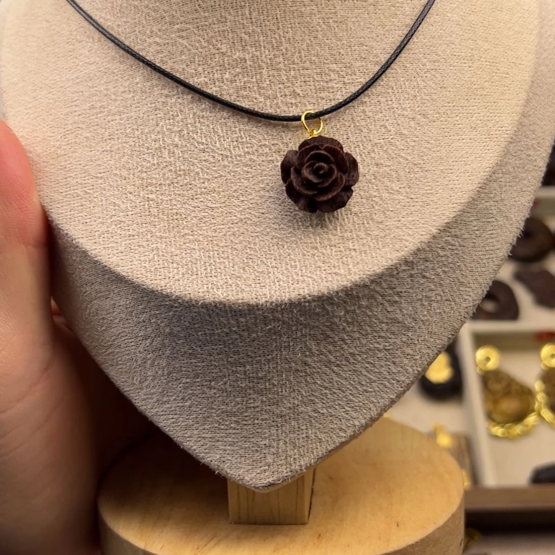 银S925玫瑰随行脖挂配饰