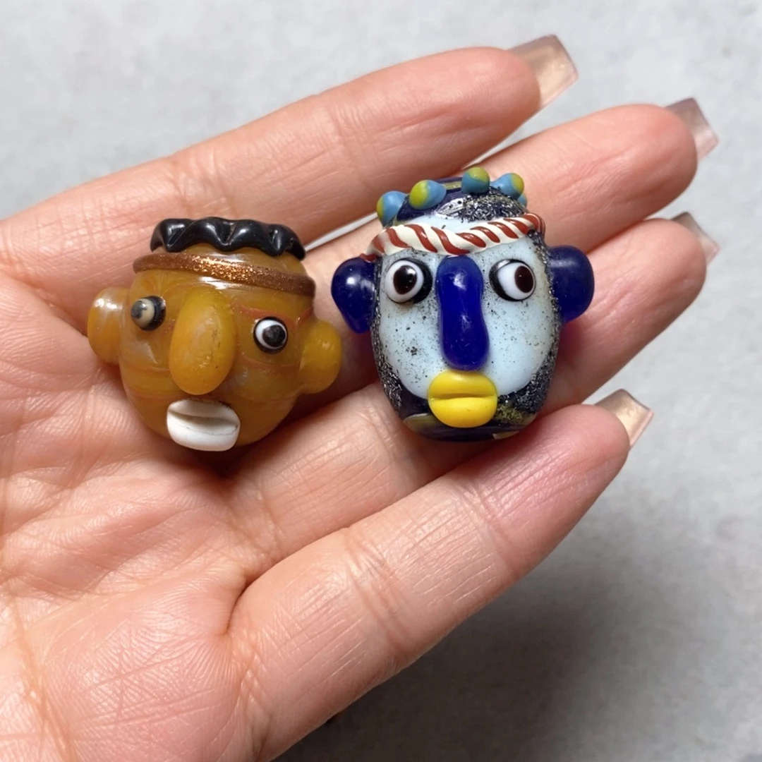 琉璃颈饰印度尼西亚XBB专拍