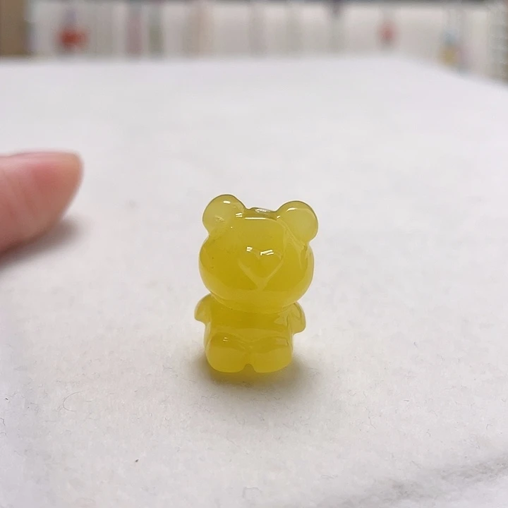 蜜蜡未镶嵌裸石蜜蜡小熊