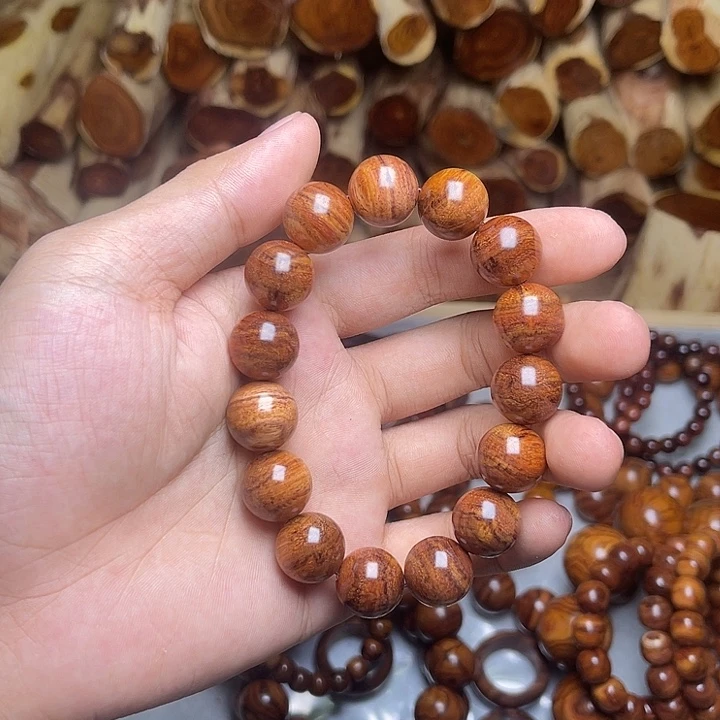 黄花梨/降香黄檀放漏1.5手串