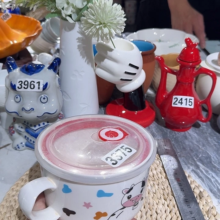 瓷片微瑕陶瓷介意慎拍3375