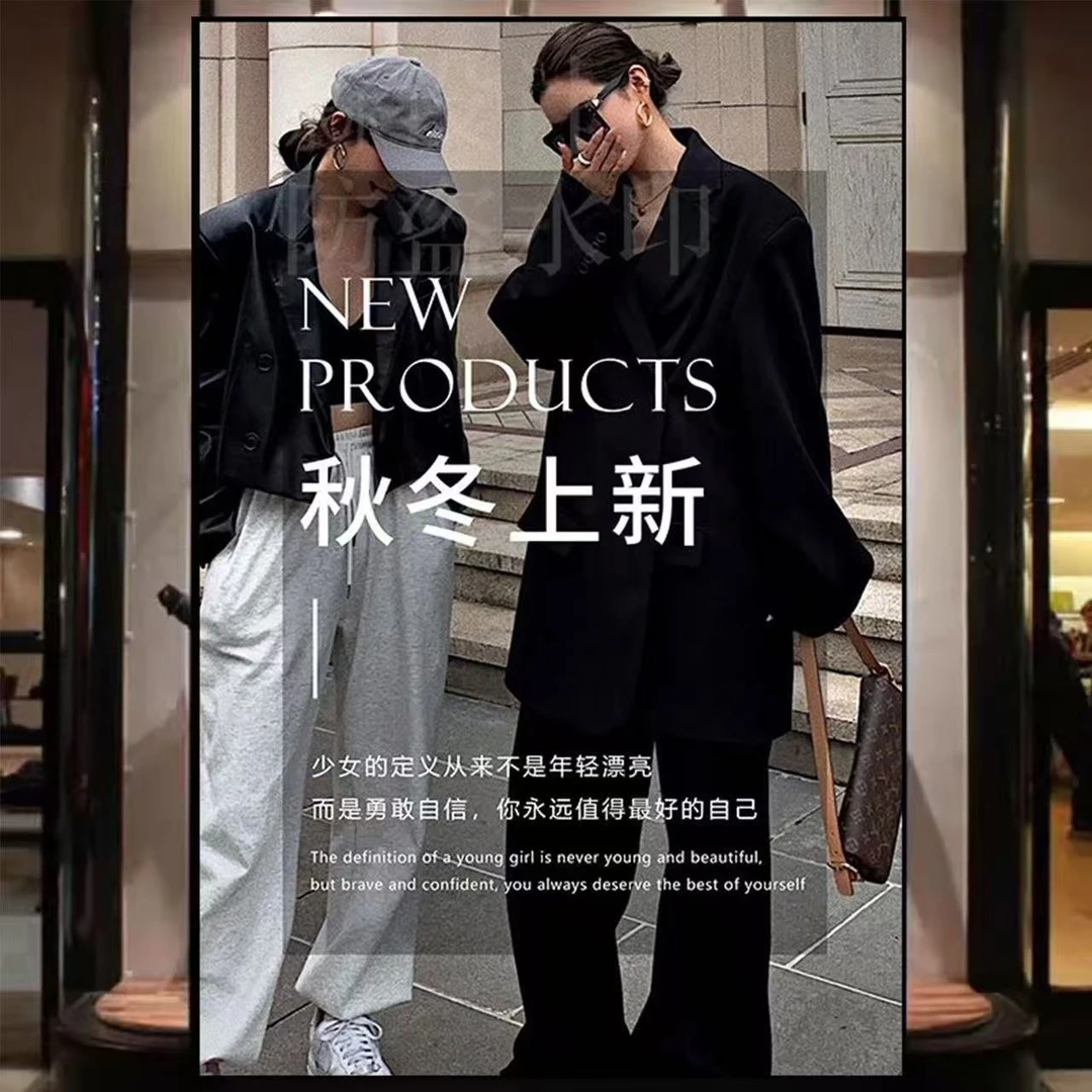 厚款女毛呢外套设计师长款加绒宽松翻领保暖冬季秋冬网红百搭