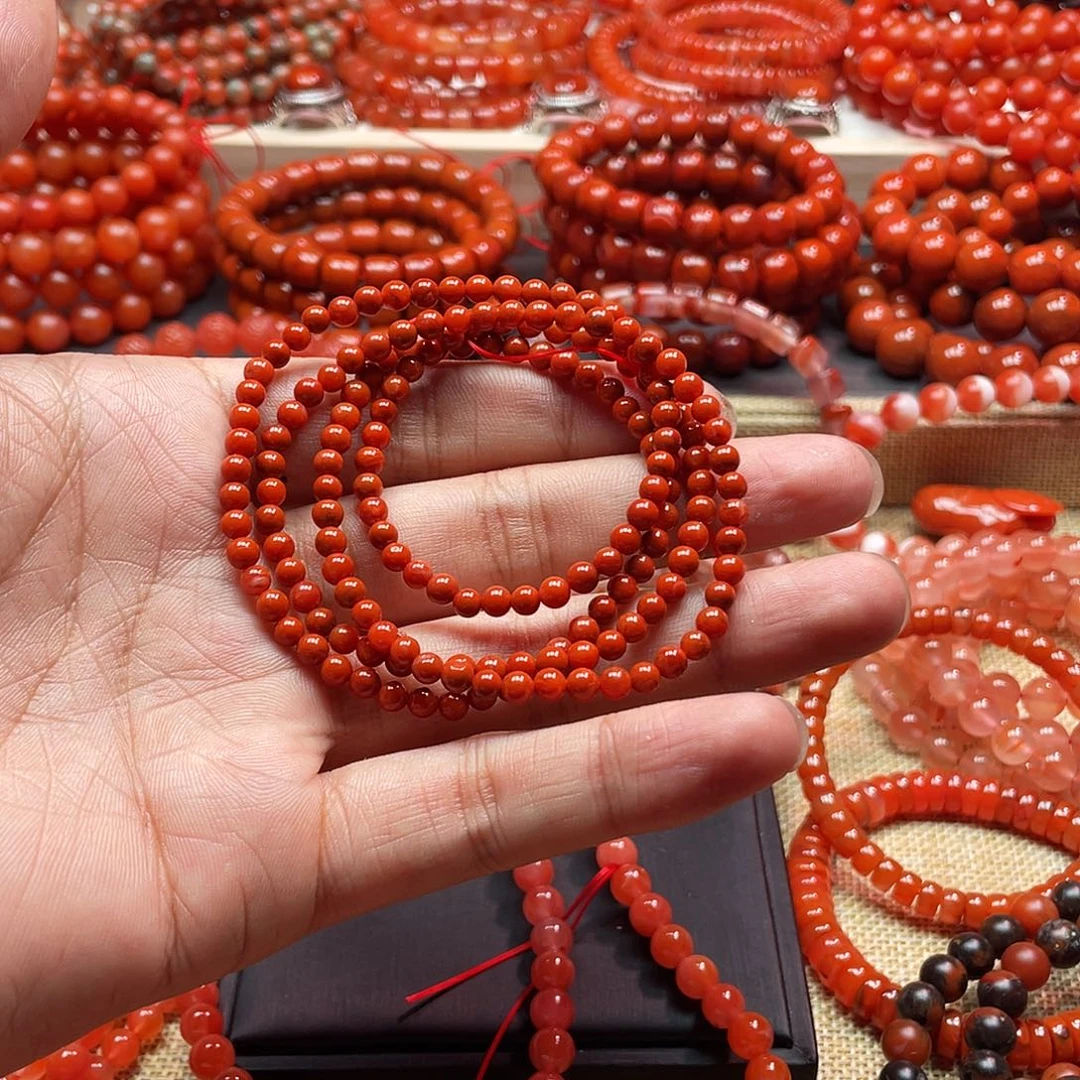 手链未镶嵌南红玛瑙