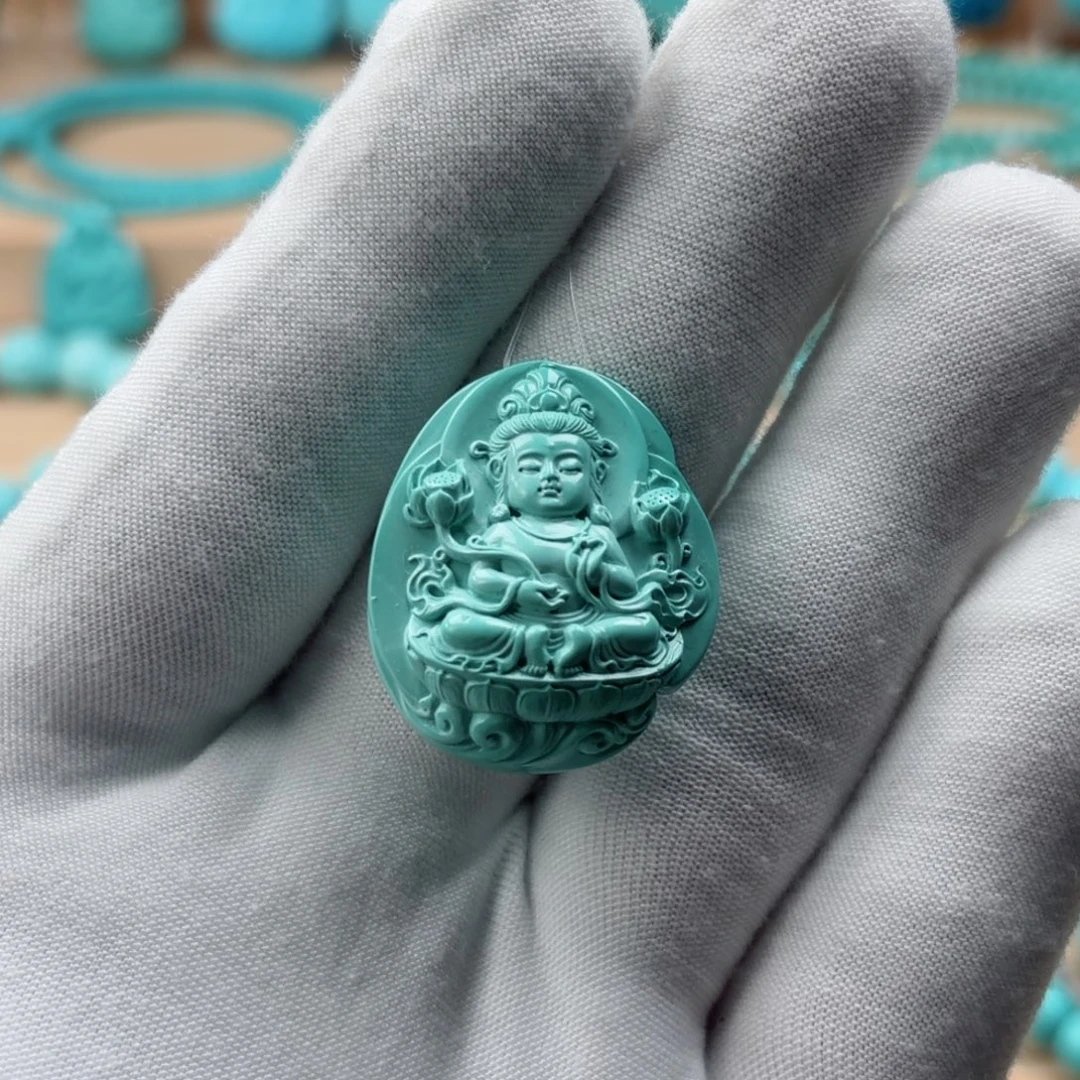 绿松石未镶嵌珠宝奇石