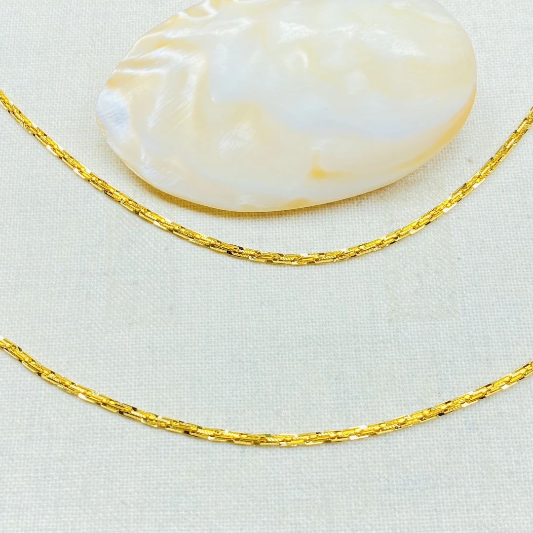 K04206黄色四尺寸麻花车花项链多样性发货19697