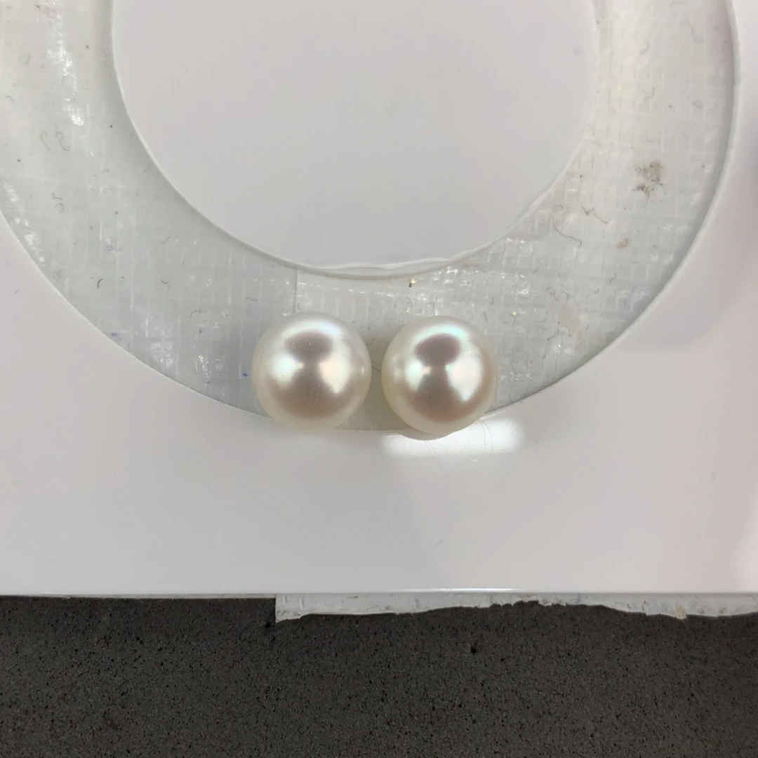 定制海水珍珠未镶嵌裸珠澳白10-11（适合素钉）
